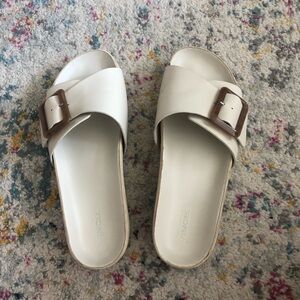 Vince - womens buckle slides size US 10